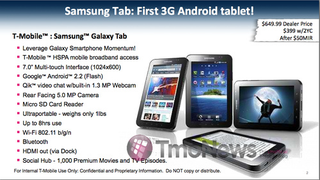 T-Mobile To Sell Galaxy Tab For $399 With 2-Year Contract